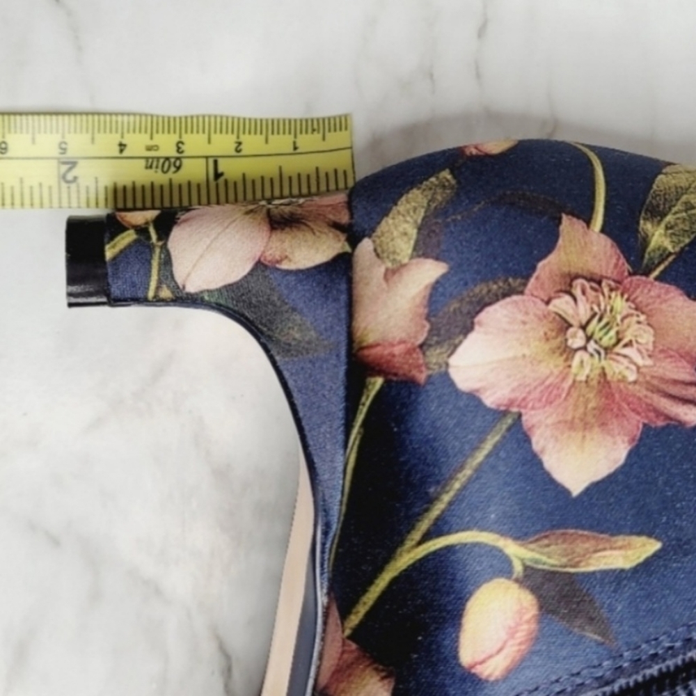 Ted Baker London Amaedip Floral Kitten Heel Booties size 8 / 38.5 - Picture 8 of 8